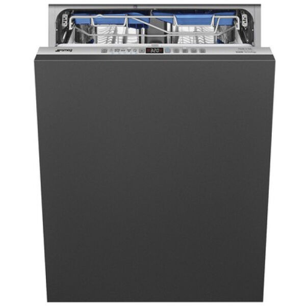 Smeg DI323BL Silver 60cm Fully Integrated Dishwasher - Stainless Steel