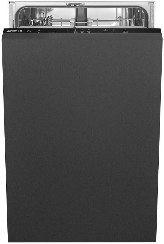 Smeg DI4522 Stainless Steel 45cm Slimline Integrated Dishwasher - Stainless Steel