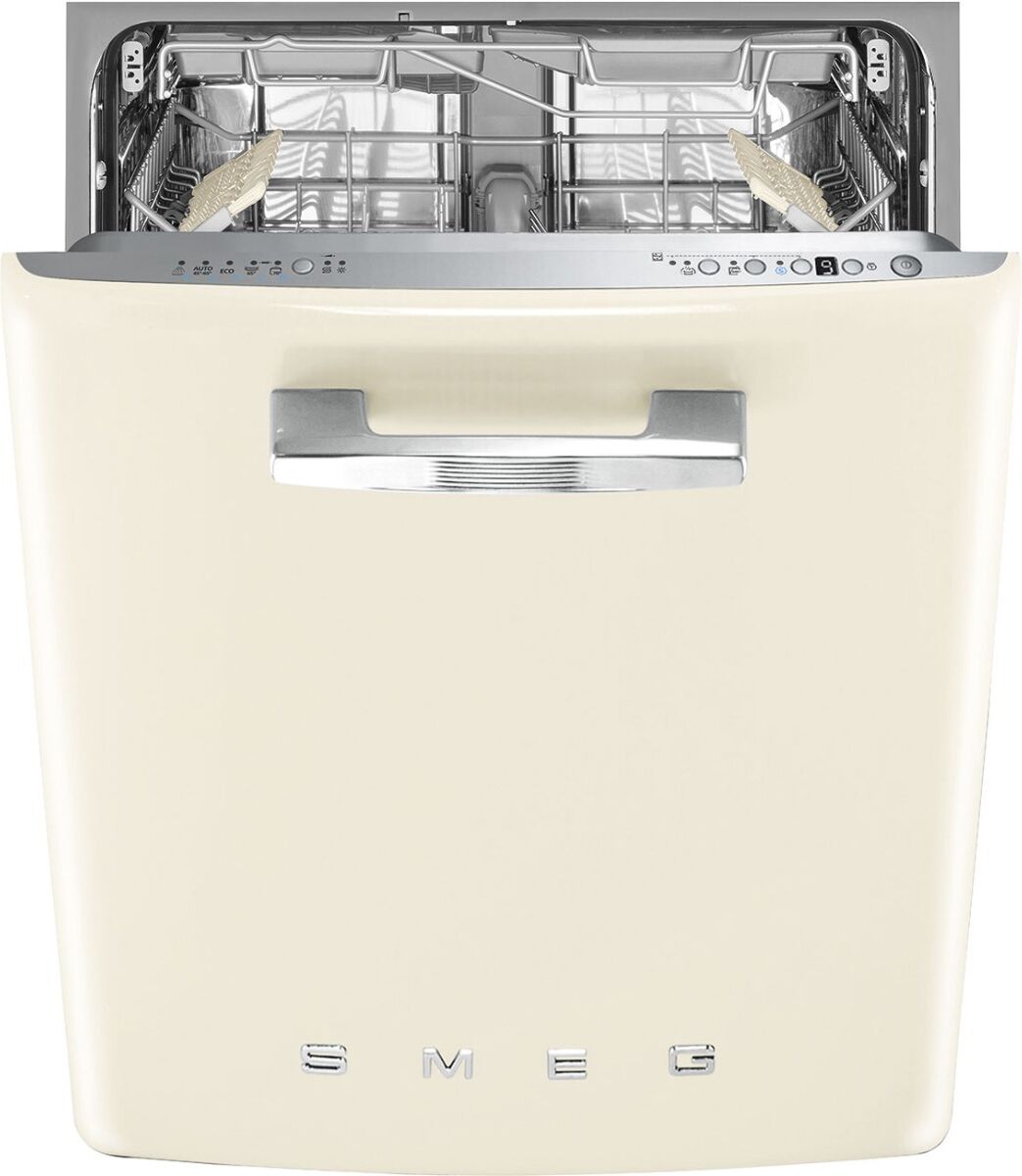 Smeg DIFABCR 60cm Cream 50s Retro Style Built-In Dishwasher - Cream