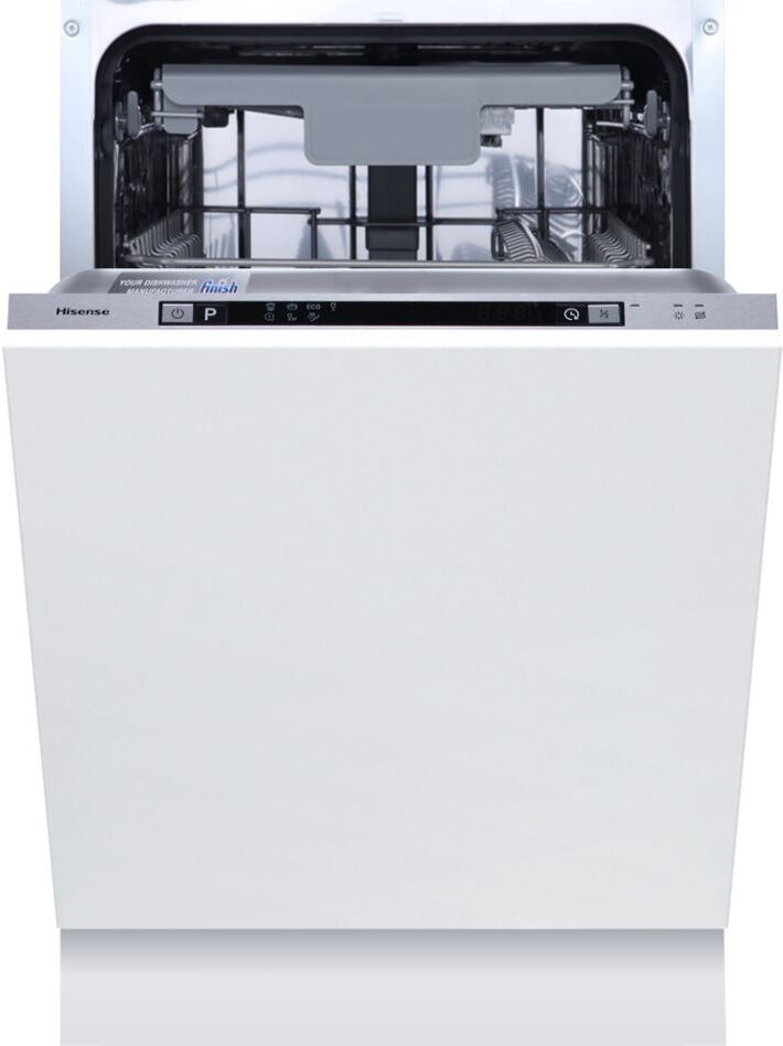 Hisense HV523E15UK 44.8Cm Black Fully Integrated Slimline Dishwasher - Black