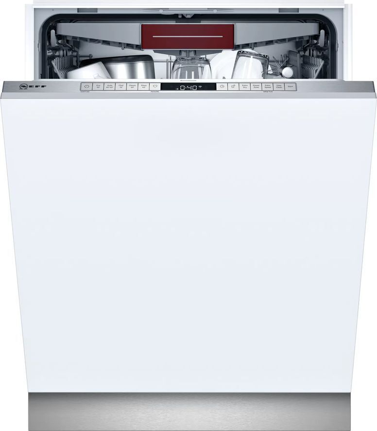 NEFF S155HVX15G Wifi Connected Fully Integrated Dishwasher - Stainless Steel