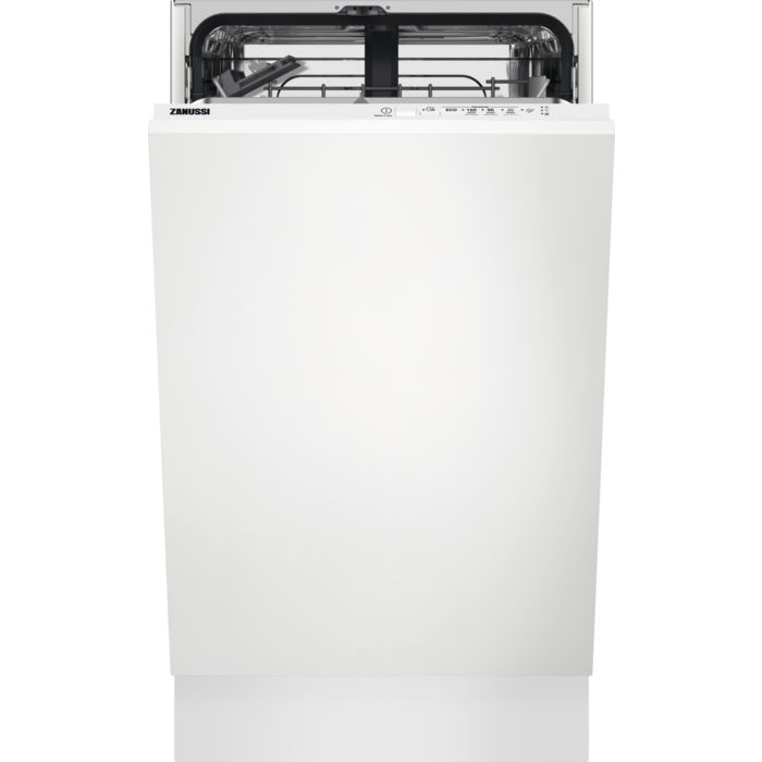 Zanussi ZSLN1211 White Built-In Slimline Dishwasher - White