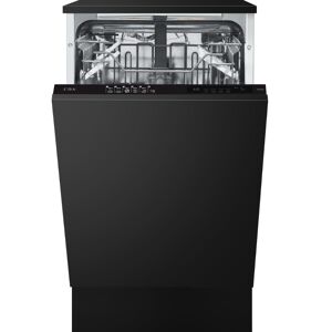 CDA CDI4121 Black Integrated Slimline Dishwasher - Black