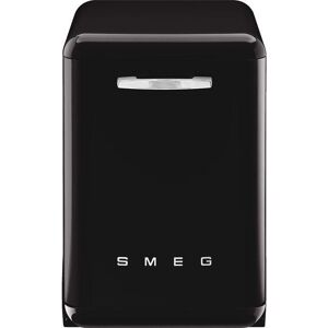 Smeg DFFABBL 60cm Black 50s Retro Style Freestanding Dishwasher - Black