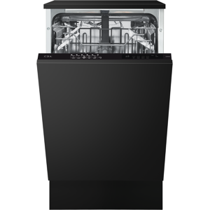 CDA CDI4121 Black Integrated Slimline Dishwasher - Black