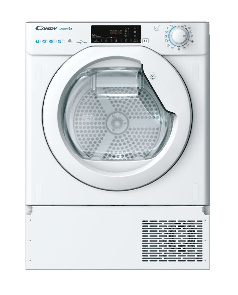Hoover BCTDH7A1TE White 7kg Integrated Heat Pump Tumble Dryer - White