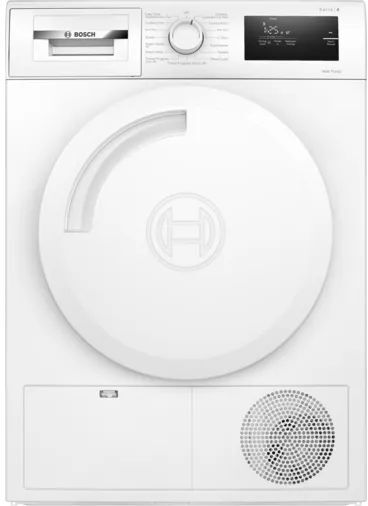 Bosch WTH84001GB White 8kg Heat Pump Tumble Dryer - White