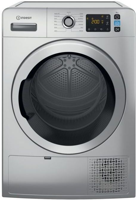 Indesit YTM1192SSX Silver 9Kg Freestanding Heat Pump Tumble Dryer - Silver