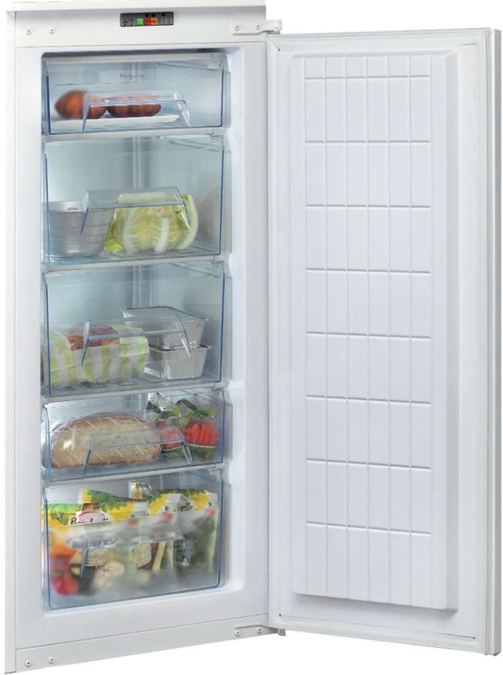 Hotpoint U12A1DUK1 55Cm White Tall Built-In Freezer - White