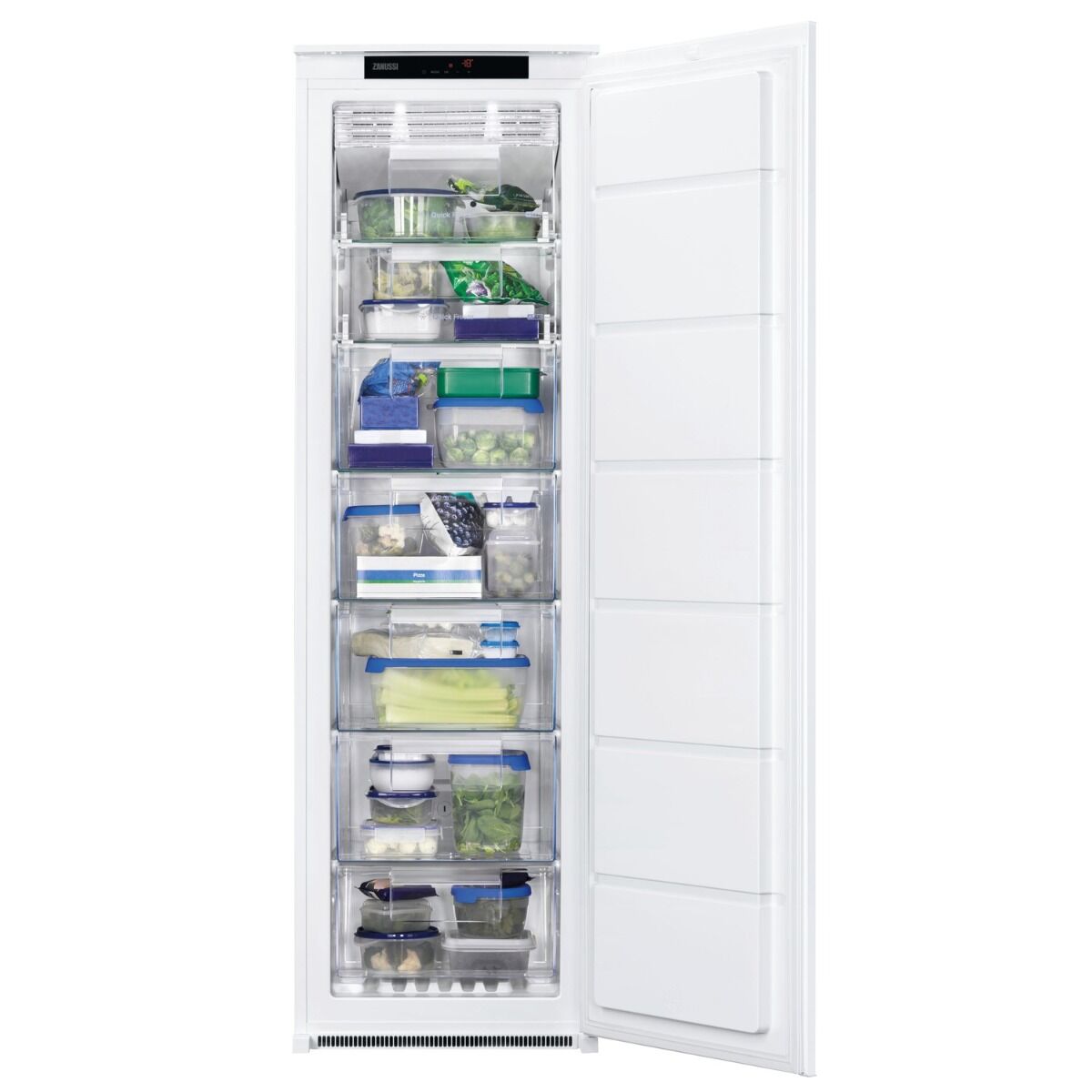 Zanussi ZUNN18ES1 Integrated Tall Freezer - White