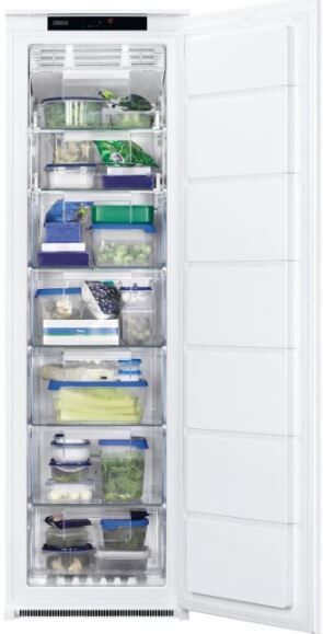 Zanussi ZUNN18FS1 White Built In Freezer - White