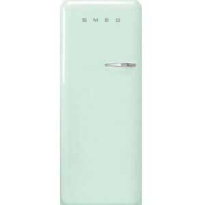 Smeg FAB28LPG5 Pastel Green 50s Style Left Hand Hinge Fridge with Icebox - Pastel Green