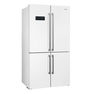 Smeg FQ60BDF White American Style Four Door Fridge Freezer - White