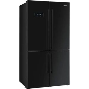 Smeg FQ60NDF Black 4 Door American Fridge Freezer - Black