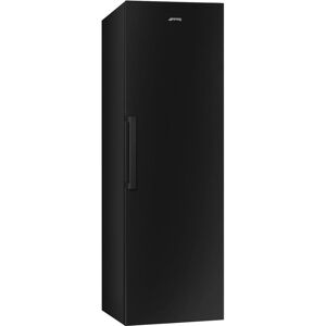 Smeg UKFS18EV2HB Black With Silver Door Freestanding Tall Larder Fridge - Black