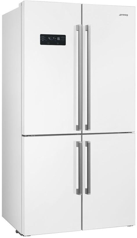 Smeg FQ60BDF White American Style Four Door Fridge Freezer - White