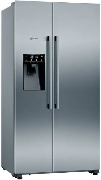 NEFF KA3923IE0G Stainless Steel American Style Fridge Freezer - Stainless Steel