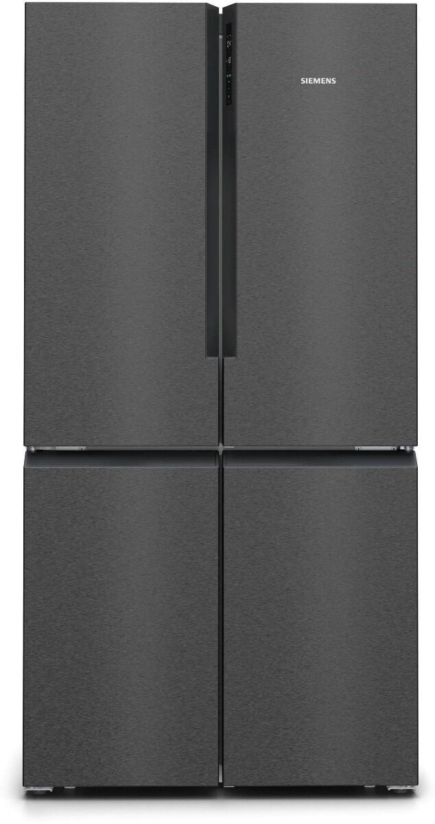 Siemens KF96NAXEAG Black Stainless Steel American Style Fridge Freezer - Black
