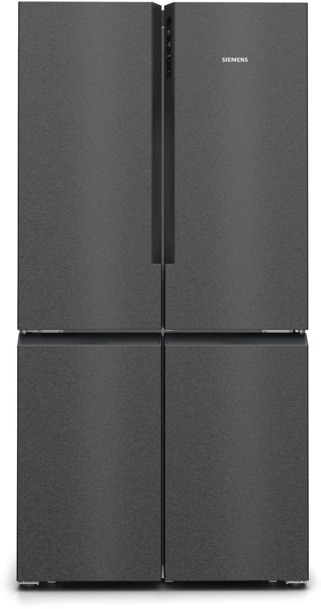 Siemens KF96NAXEAG Black Stainless Steel American Style Fridge Freezer - Black Steel