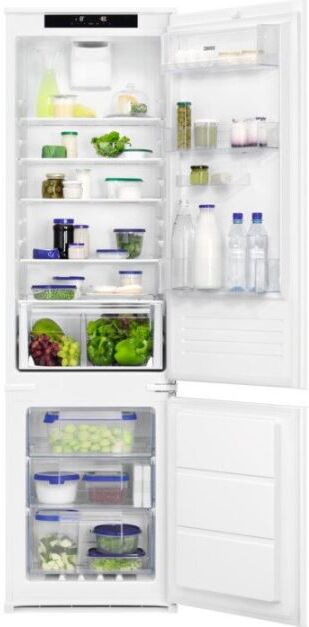 Zanussi ZNTN19ES1 White Built-In Fridge Freezer - White