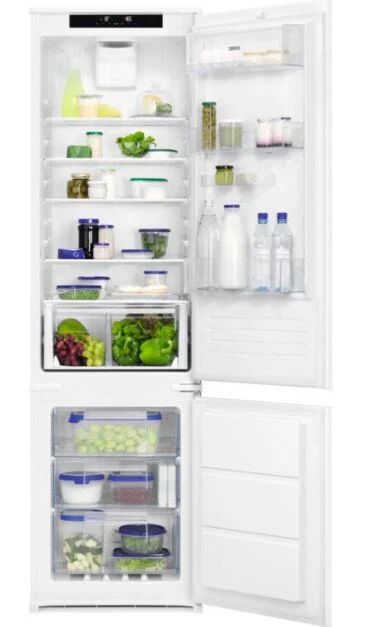 Zanussi ZNTN19ES1 White Built-In Fridge Freezer - White