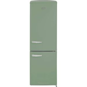 CDA FLORENCE MEADOW Retro Green 60/40 Freestanding Fridge Freezer - Green