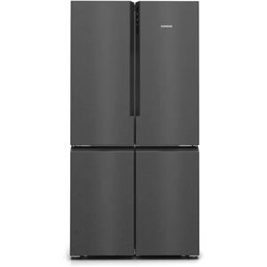 Siemens KF96NAXEAG Black Stainless Steel American Style Fridge Freezer - Black Steel