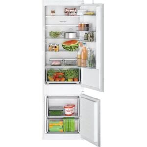 Bosch KIV87NSE0G 70/30 Integrated Fridge Freezer - White