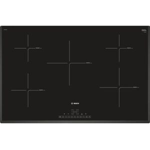 Bosch PIV851FB1E Black 80cm 5 Zone Induction Hob - Black