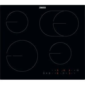 Zanussi ZHRN643K Black 60Cm Ceramic Hob - Black