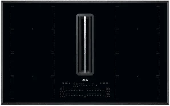 AEG CCE84779FB 83Cm Black Induction Hob - Black