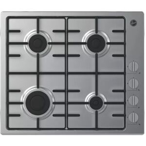 Hoover HHW6LK3X Stainless Steel 60cm 4 Burner Gas Hob - Stainless Steel