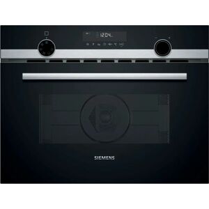 Siemens CM585AGS0B Built In Combination Microwave Oven - Black & Silver