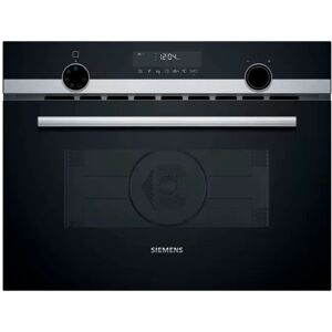 Siemens CM585AGS0B Built In Combination Microwave Oven - Black & Silver