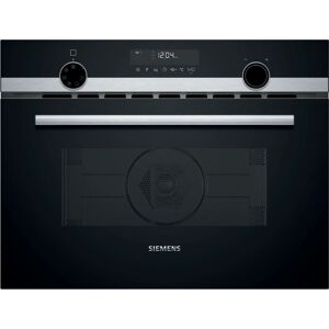 Siemens CM585AGS0B Built In Combination Microwave Oven - Black & Silver