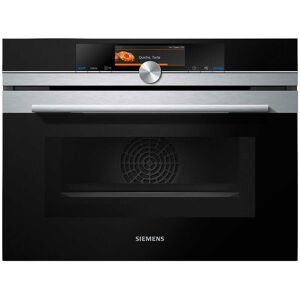 Siemens CM678G4S1B 60cm Black Built In Combination Microwave Oven - Black