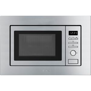 Smeg FMI020X Stainless Steel Built In Microwave With Grill - Stainless Steel