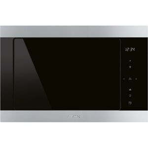 Smeg FMI325X Classic Stainless Steel Built In Microwave With Grill - Stainless Steel