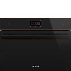 Smeg SF4604PMCNR 45cm Black Built In Combination Microwave Oven - Black