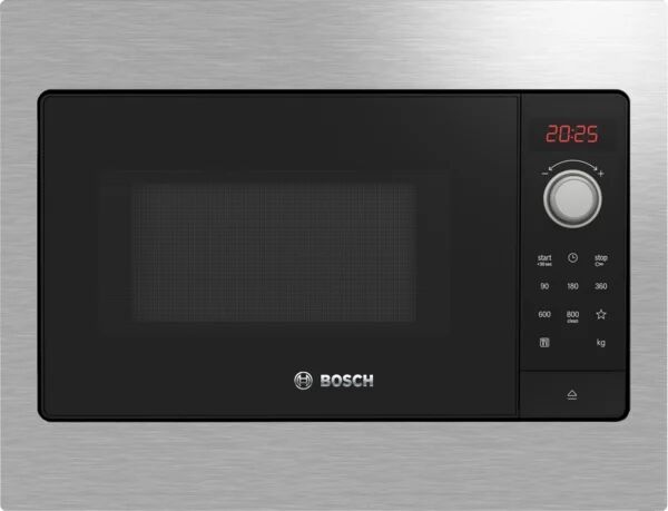 Bosch BFL523MS3B Stainless Steel Built In Microwave Oven - Black / Stainless