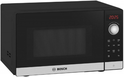 Bosch FFL023MS2B Freestanding 20 Litre Black Microwave - Black & Silver