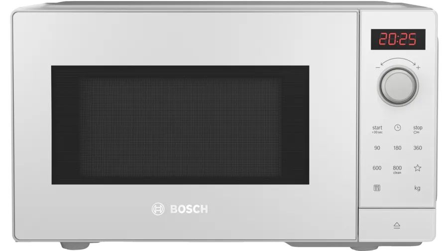 Bosch FFL023MW0B White 20 Litre Freestanding Microwave - White