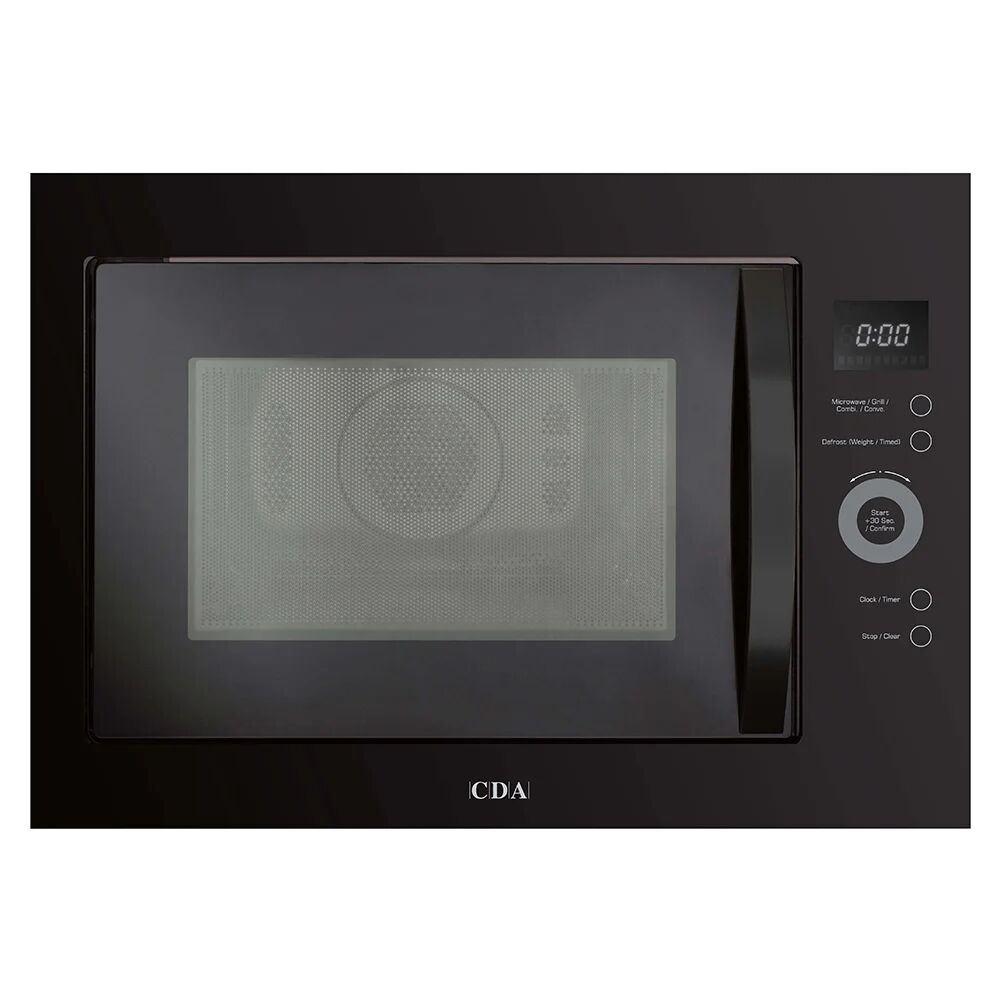 CDA VM452BL Black Built In Microwave Oven and Grill - Black