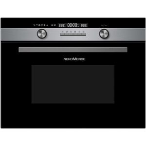 Nordmende NM525IX Black & Stainless Steel Built-In combi Microwave - Black & Silver