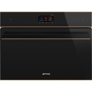 Smeg SF4604WMCNR 45cm Dolce Stil Novo Compact Combi Microwave Oven - Black