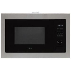 CDA VM131SS 60cm Stainless Steel 25L 900W Built In Microwave - Stainless Steel