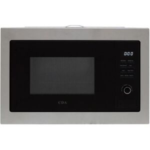 CDA VM131SS 60cm Stainless Steel 25L 900W Built In Microwave - Stainless Steel