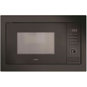 CDA VM231BL 60cm Black 25L 900W Built In Microwave With Grill - Black