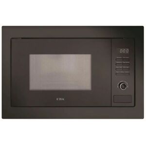 CDA VM231BL 60cm Black 25L 900W Built In Microwave With Grill - Black