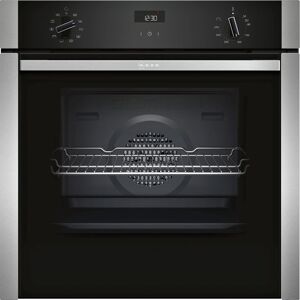 Bosch B3ACE4HN0B 60cm St.Steel Slide & Hide Electric Single Oven - Black / Stainless